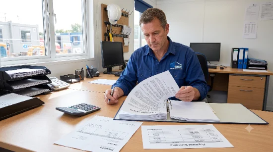 Retention deposits and staged payments builder cashflow