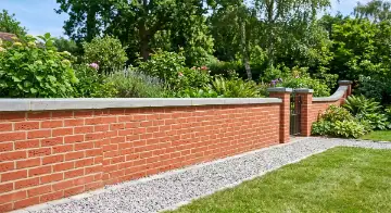 Garden wall brick build materials calculator